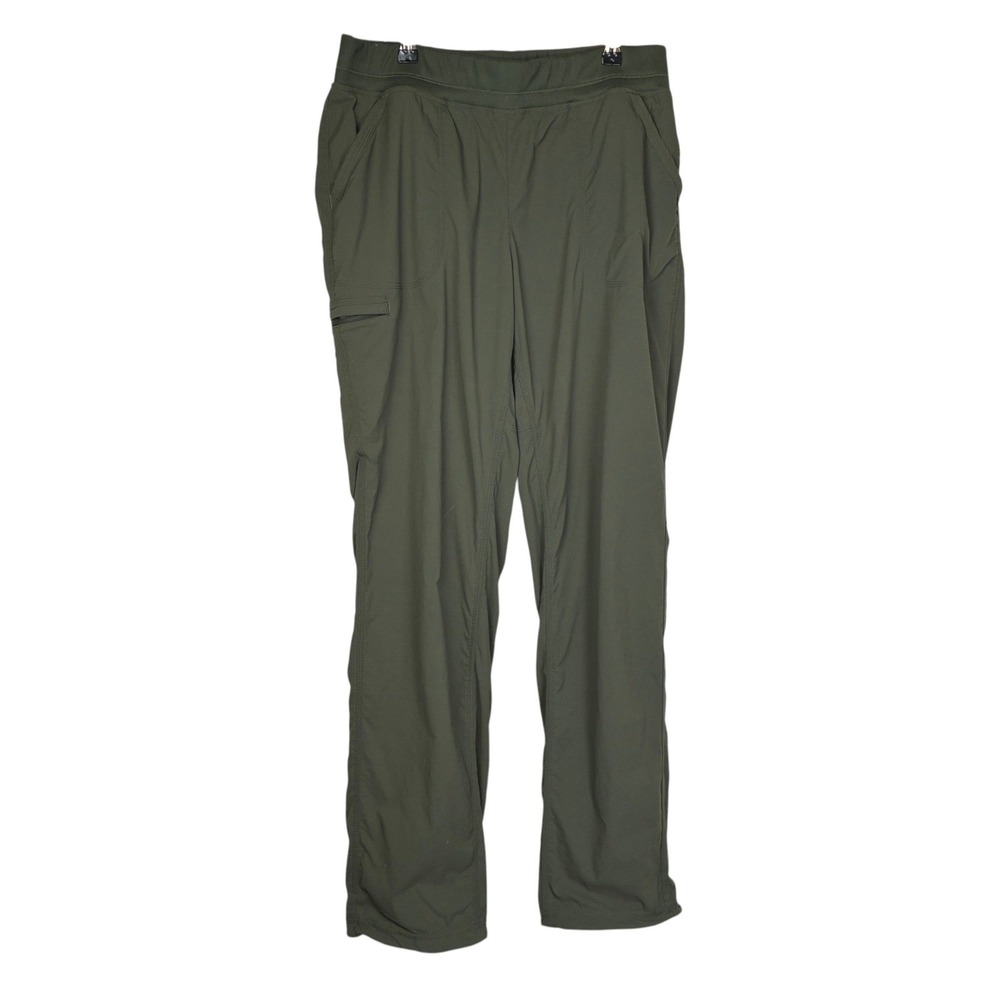 Title Nine Womens Clamberista Pants Size 14 Green Hiking Outdoors Gorpcore